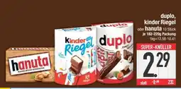 Edeka duplo, kinder Riegel oder hanuta Angebot