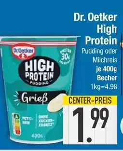 Edeka Dr. Oetker High-Protein-Pudding oder -Milchreis Angebot