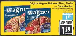 Edeka Original Wagner Steinofen Pizza, Pizzies oder Flammkuchen Angebot