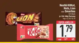 Edeka Nestlé KitKat, Nuts, Lion oder Smarties Angebot