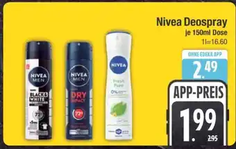 Edeka Nivea Deospray Angebot