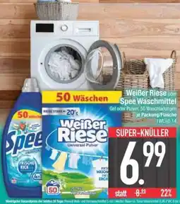 Edeka Weißer Riese oder Spee Waschmittel Angebot