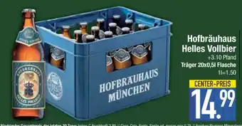 Edeka Hofbräuhaus Helles Vollbier Angebot