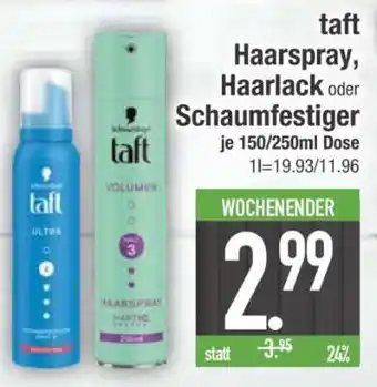 Edeka taft Haarspray, Haarlack oder Schaumfestiger Angebot