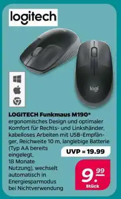 NETTO LOGITECH Funkmaus M190 Angebot