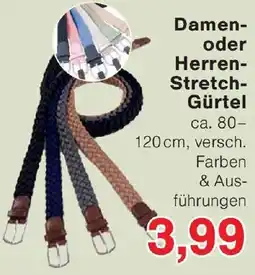 Wiglo Wunderland Damen oder Herren Stretch Gürtel Angebot