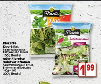 Elli Markt Florette Duo Salat oder Florette Salatvariationen 200g Angebot