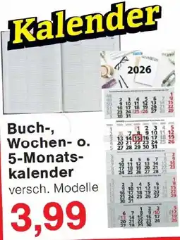 Wiglo Wunderland Buch-, Wochen- o. 5-Monatskalender Angebot