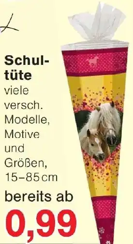 Wiglo Wunderland Schultüte Angebot