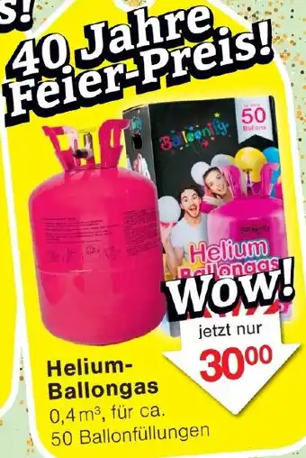 Wiglo Wunderland Helium Ballongas Angebot