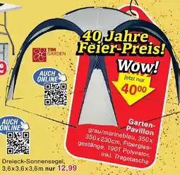 Wiglo Wunderland TIM GARDEN Garten Pavillon Angebot