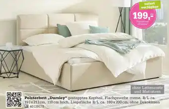 Höffner Polsterbett Dursley Angebot