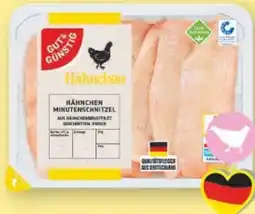 E-Center Gut & Günstig Hähnchenminutenschnitzel Angebot