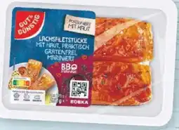 E-Center Gut & Günstig Lachsfilet mit Haut Mariniertes Angebot