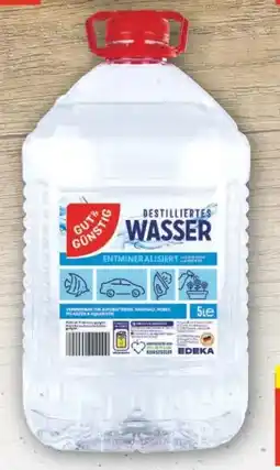 E-Center Gut & Günstig Destilliertes Wasser Angebot