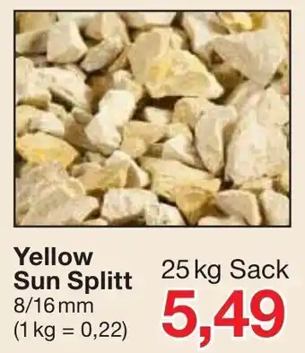 Jawoll Yellow Sun Splitt 25kg Angebot