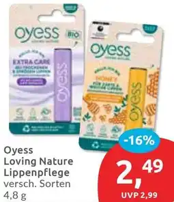 Budni Oyess Loving Nature Lippenpflege Angebot