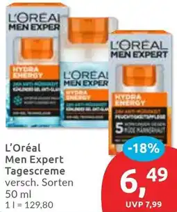 Budni L'Oréal Men Expert Tagescreme Angebot
