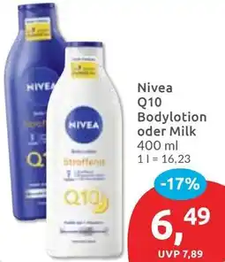 Budni Nivea Q10 Bodylotion oder Milk Angebot