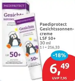 Budni Paediprotect Gesichtssonnencreme LSF 50+ Angebot