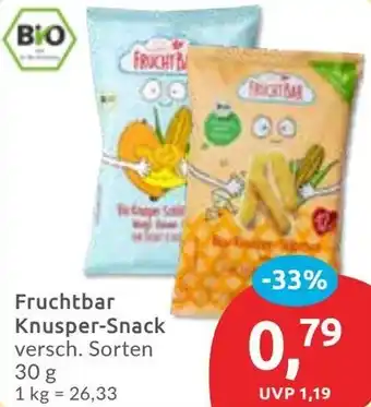 Budni Fruchtbar Knusper-Snack Angebot