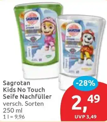 Budni Sagrotan Kids No Touch Seife Nachfüller Angebot