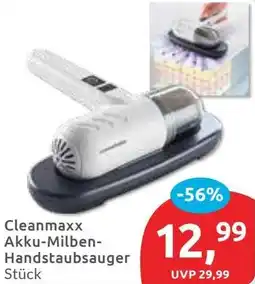 Budni Cleanmaxx Akku-Milben Handstaubsauger Angebot