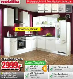 Möbelfundgrube Nobilia Eckküche Flash Angebot