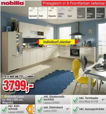 Möbelfundgrube Nobilia Eckküche Laser Angebot
