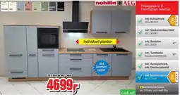 Möbelfundgrube Nobilia +AEG Küchenblock Senso Angebot