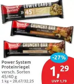 Budni Power System Proteinriegel Angebot
