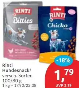 Budni Rinti Hundesnack Angebot