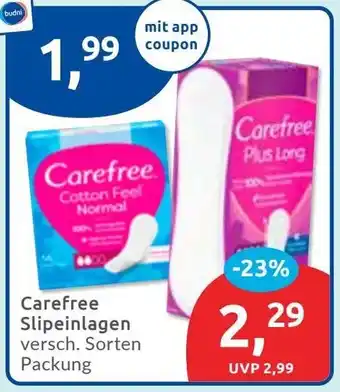 Budni Carefree Slipeinlagen Angebot