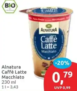 Budni Alnatura Caffé Latte Macchiato Angebot