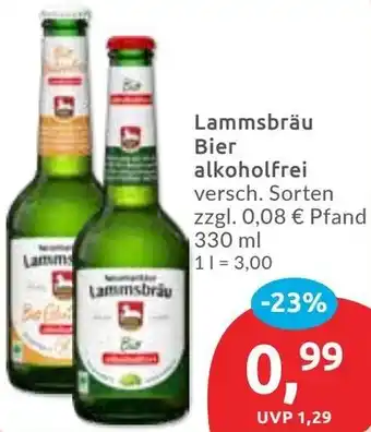 Budni Lammsbräu Bier alkoholfrei Angebot