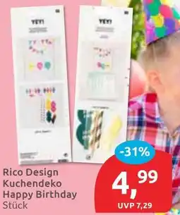 Budni Rico Design Kuchendeko Happy Birthday Angebot