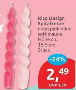 Budni Rico Design Spiralkerze Angebot