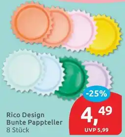 Budni Rico Design Bunte Pappteller Angebot