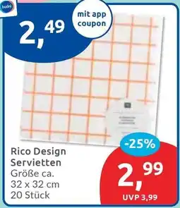 Budni Rico Design Servietten Angebot