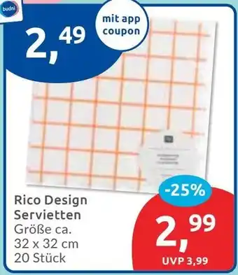 Budni Rico Design Servietten Angebot
