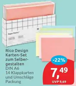 Budni Rico Design Karten-Set zum Selbergestalten Angebot