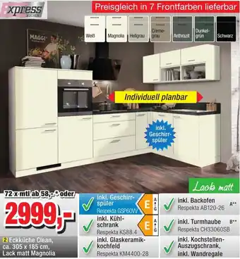Möbelfundgrube Express Eckküche Clean Angebot