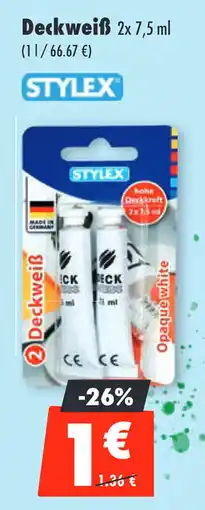 Mäc Geiz STYLEX Deckweiß Angebot