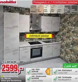Möbelfundgrube Nobilia Küchenblock Riva Angebot