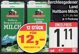 E-Center Berchtesgadener Land Haltbare Milch Angebot