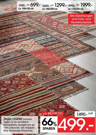 Zurbrüggen Ziegler LEGEND Angebot