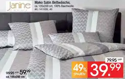 Zurbrüggen Janine Mako Satin Bettwäsche Angebot
