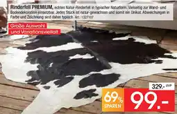Zurbrüggen Rinderfell PREMIUM Angebot