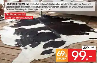 Zurbrüggen Rinderfell PREMIUM Angebot