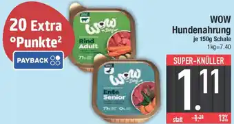 E-Center WOW Hundenahrung Angebot